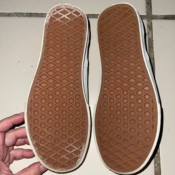 VANS Classic Slip On Sneakers Women’s 5.5 Black Superstitions Skeleton Moon Phas - Picture 6 of 7